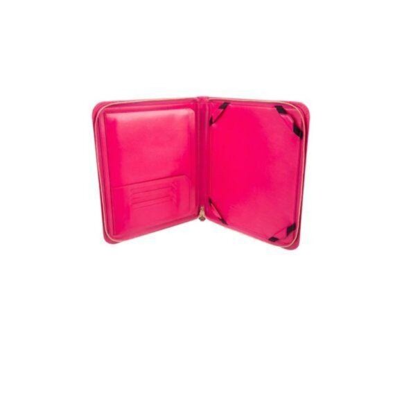 Unisex Saint Laurent Fuchsia Leather Tablet Case - Picture 3 of 13